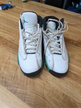 Nike Air Jordan 13 Retro Lucky Green White  Size 13C